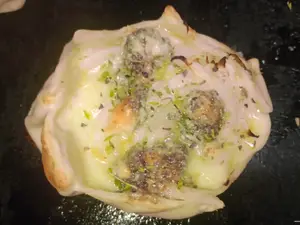 Canastita fugazzeta y roquefor