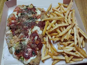 Milanesa a la capresse