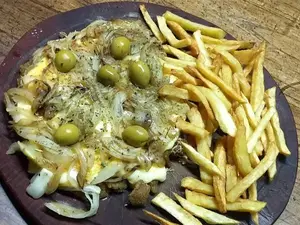 Milanesa De Pollo Fugazzeta