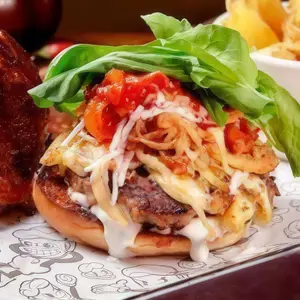 Hamburguesa chutney