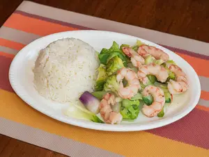 Langostinos c/ verduras