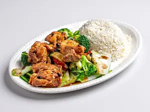 Pollo con tausí para 2
