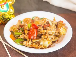Cerdo con salsa picante