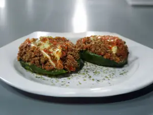 Zapallitos rellenos c/pure