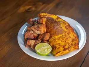 Cachapa Con Cerdo