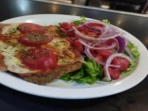 Milanesa napolitana c/fritas