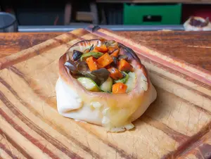 De vegetales grillados