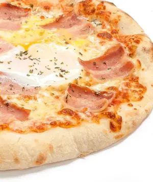Pizza carbonara