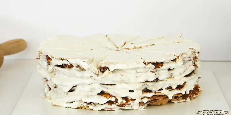 Torta rogel con fondant