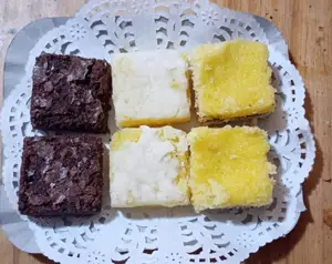 Bandeja cuadraditos varios