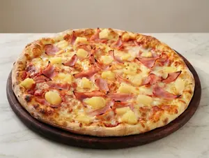 Grande jamón y a ananá