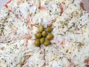 Pizza con cebolla