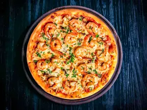 Pizza de camarão