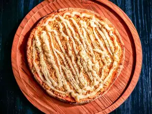 Pizza de frango com catupiry