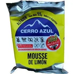 Alfajor cerro azul limón