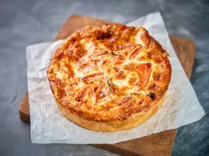 Quiche caprese