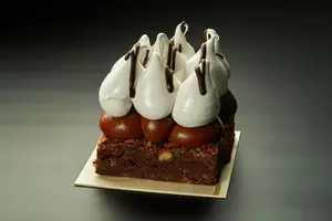 Cuad. brownie y dulce de leche