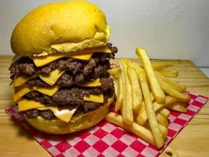 Cheese burguer quíntuple
