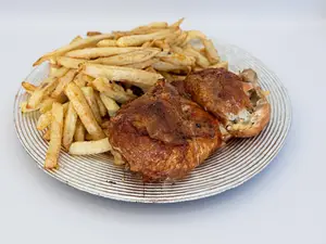1/2 Pollo Con Guarnición