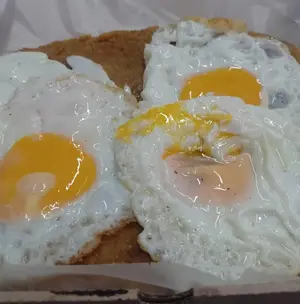 Milanesa De Carne A Caballo Con Fritas