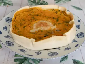 Tarta individual de calabaza