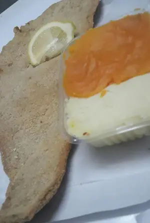 Milanesa individual con guarnición