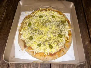 Pizza Con Huevo