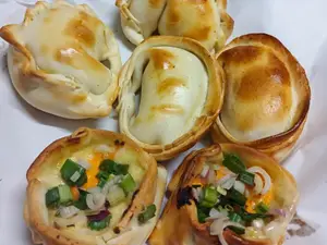 Empanada cheddar panc verdeo