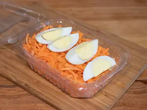 Ensalada de zanahoria y huevo