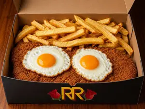 Milanesa A Caballo C/Frita