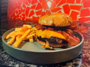 Burger doble cheddar