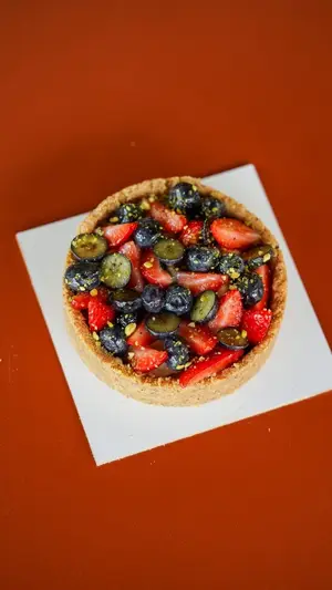 Tarta frutal base paste
