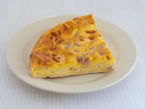 1/4 De tarta de jamón y queso