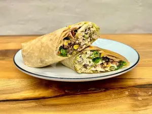 Wrap mexicano + papas fritas