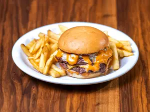 Hamburguesa deep blue - doble