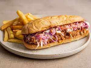 Wanchoka + papas fritas