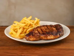 Ojo De Bife + Papas Fritas