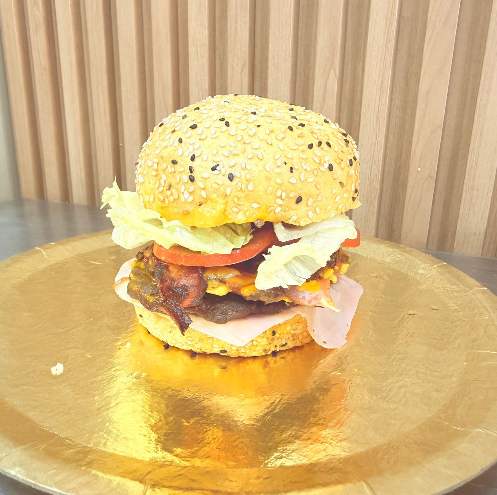Hamburguesas triples