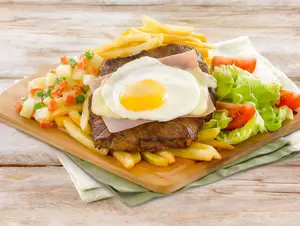 Bife de chorizo completo