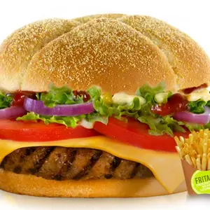 Burguer Porteña con papas