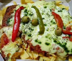 Milanesa a la pizza