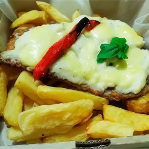 Milanesa a la Suiza