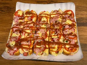 2 super panchos napo + fritas