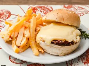 Burger mexican papas fritas