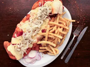 Milanesa Fugazzeta