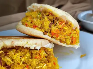 Arepa De Gordon Blue