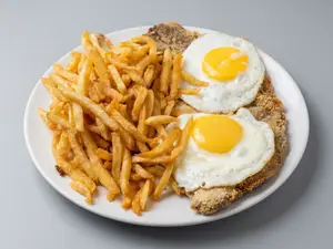 Milanesa a caballo