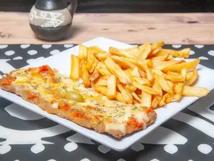 Milanesa napolitana con fritas