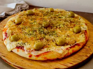 Pizza Roquefort y cebolla