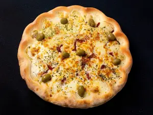 3 porciones de pizza
